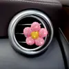 Clip de Perfume para Saída de Ar de Carro Flor Margarida Criativa Cravejada de Diamantes Perfume para Carro Decoração para Saída de Ar Condicionado de Carro Fragrância