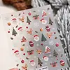 Pegatinas para Uñas Estilo Clásico Navideño Ironstone Ts-3867 Árbol de Navidad Estilo Bosque Tridimensional Muñeco de Nieve Reno Pegatinas para Uñas