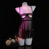 Lemon Story Lingerie Sexy Transparente Renda Malha Pijama Apaixonado Recorte Sem Remover Camisola Aberta 9101