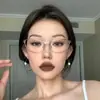 Nuevas Gafas Metálicas Estilo Coreano Ojo de Gato con Marco Grande para Mujer, Gafas Artefacto de Maquillaje Lisas Retro, Gafas Planas de Moda, Gama Alta