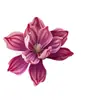 Flores artificiales como loto y magnolia para arreglos florales caseros, adornos florales decorativos, decoraciones de pared, arreglos florales de pared y flores secas con un toque de alta gama