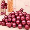 Conjunto de Balões de Casamento Decoração de Quarto de Casamento Vermelho Romã Suprimentos para Casamento Decoração de Casamento Balão de Látex de Aniversário Atacado