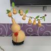 Crescimento Natural Pequena Cabaça Árvore da Fortuna Decoração para Casa Sala de Estar Quarto Multiuso Enfeites de Cabaça Real Decoração de Entrada