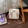 Mochila Feminina Exclusiva e Moderna de Nicho 2026 Verão Nova Mini Versátil para o Dia a Dia Pequena Mochila Escolar Ita Bag
