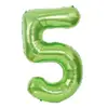 Globos de Aluminio con Números Grandes Versión Americana de 40 pulgadas para Decoración de Fiesta de Cumpleaños Globos de Aluminio con Números