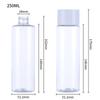 Em stock 200ml Pure Lotion Toner Makeup Remover Emulsão Engarrafado com Tampa Pet Plástico Transparente Cosmético Garrafa Vazia