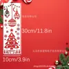 Molde Europeu e Americano de Papai Noel Floco de Neve Vazado para Pintura Infantil Desenho à Mão DIY Copiando Spray Pintura Stencil