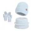 Conjunto de Tres Piezas: Sombrero, Bufanda y Guantes para Uso al Aire Libre en Invierno, Sombrero de Punto Cortavientos y Cálido para Mujer, Protección para los Oídos, Gorro de Lana sin Visera
