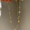 Popular Collar Vintage de Margarita de Verano de Xiaohongshu, Exquisita Cadena para Clavícula, Joyería para Mujer