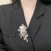 Prata Metal Broche Moda Temperamento Simples Nicho Design Sentido Avançado Borboleta Pin Jacket Terno Corpete Moda