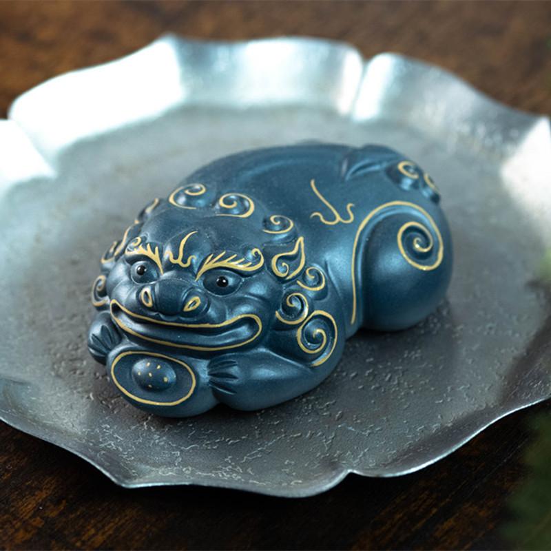 描金貔貅绿泥三款202041