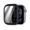 Adecuado para Apple iWatch 12: Funda protectora anti-miradas, funda y protector de pantalla integrados, material de PC con recubrimiento anti-miradas, funda para reloj Apple S12