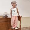 [Esgotado 50% de Desconto] Calça Anti-Mosquito Infantil Estilo Verão Calça Jogger de Bolinhas para Meninas Calça Infantil Leve e Respirável