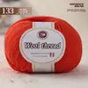 Hilo de lana mezclada, hilo de grosor medio para tejer a mano, hilo 212 para bufandas, suéteres y pantuflas de tejido DIY