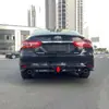 Adecuado para modelos Toyota Camry de Octava Generación 18-22 Labio Trasero Modificado Versión de Lujo Modelo de Carreras con Luces de Posición