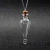 Popular Street Shooting Garrafa De Vidro Mágica Desejando Garrafa Flutuante Garrafa De Cortiça Poção Mágica Lucky Bottle DIY Colar