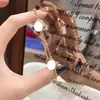 [Colección de Flores] Pulsera de Trébol de Cuatro Hojas Fritillaria Versión Alta Collar de Diamante Redondo Anillo de Diseño de Lujo Alto Pendientes para Mujer