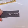Pendientes de Estrella de Cinco Puntas de Aleación de Cobre Estilo Minimalista, Versátiles para el Trayecto Diario, Simples y Elegantes, Pendientes de Estrella de Gama Alta de Nicho