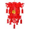 Linterna No Tejida Palabra Fu Hortensia Roja Linterna de Palacio Primavera Boda Arreglo Día de Año Nuevo Palabra Fu Palabra Feliz Fieltro Linterna Pequeña