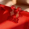 Aretes Rojos de Año Nuevo para Mujer, Festivos 2026 Nuevos Pendientes de Caballo Zodiacales de Moda, Adecuados para Usar Durante el Año Nuevo