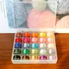 Boneca Leve de Viscose Brilhante 25 Características Faciais Bordado 20 Caixas de Cor Boneca d Fio de Bordado Feito à Mão 1 Fio de Bordado Fio de Seda Gelada 2