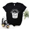 Camisetas de Algodón Casuales Divertidas para Mujer con Estampado de Mamá Planta Fo