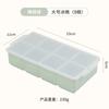 Forma de Gelo Quadrada Grau Alimentício Congelamento Rápido Fácil de Desenformar Silicone Barra de Gelo com Tampa Doméstico Grande Capacidade Geladeira Caixa de Armazenamento de Gelo