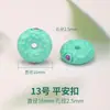 Accesorios de turquesa verde tallados a mano para pulseras hechas a mano DIY, cuentas, cuentas de pulsera de rodocrosita y turquesa, cuentas sueltas