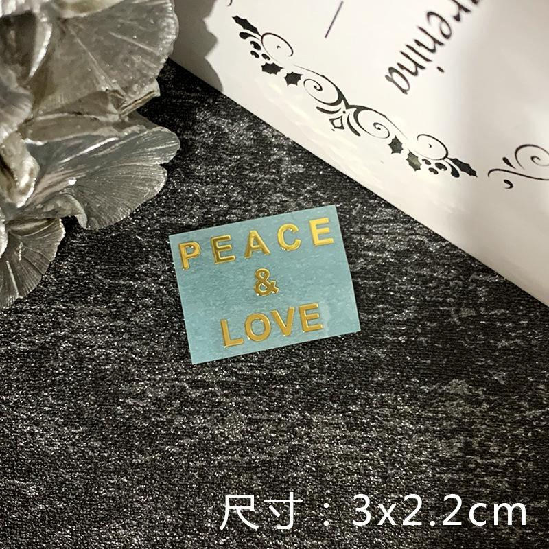 爱与和平英文字母