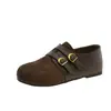 Zapatos versátiles de alta gama para mujer 2026 con plataforma interior, nuevo estilo de moda de otoño, zapatos casuales de doble uso con tacón, estilo popular