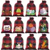 Bolsa de presente de Páscoa coelho ovo armazenamento cordão embalagem de doces bolsa de presente decoração com cordão imitação de linho