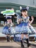 Vestido de Cosplay de Princesa Lolita de Oficial de Policía Judy de Zootopia para Niñas Vestido de Pastel Vestido Abullonado