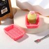 Plato de juego de comida de resina, cesta de bambú de simulación, adornos de pan, juego de comida de resina, pequeños accesorios, juguetes de juego, accesorios de traje