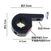 Modificación de luz de coche soporte fijo abrazadera de tubo de motocicleta soporte de espejo retrovisor de tranvía soporte de cubierta universal para coche