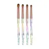 Set de pinceles para decoración de uñas en stock transfronterizo, directo de fábrica, pinceles para decoración de uñas, herramientas de silicona con cabeza redonda para decoración de uñas para manicuras de gel