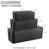 Caixa de Fios Criativa Simples para Mesa com Tampa de Madeira de Bambu Caixa de Fios Placa de Patch Caixa de Armazenamento Caixa de Armazenamento para Fios e Carregadores