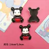 Color gelatina oso de dibujos animados tigre cachorro accesorios de resina diy pegamento de crema funda de teléfono tocado pasador pegatinas decorativas