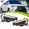 Adecuado para la modificación del conjunto de faros de 14-25 Toyota 4Runner con luces de circulación diurna con lente LED