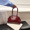 Bolso de hombro para mujer, moderno estilo retro de cuero encerado al aceite para el hombro o debajo del brazo, bolso concha minimalista para el trabajo y para ir al trabajo