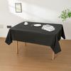 Direto da fábrica exclusivo transfronteiriço para estoque único toalha de mesa peva cor sólida preto e branco festa comércio exterior toalha de mesa