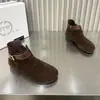 Botas de Moda de Cuero Mate Color Sólido Estilo Coreano para Mujer Primavera y Otoño Versátiles Cómodas de Suela Plana Botines Hebilla de Cuero Punta Redonda Botas Casuales