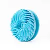 Cepillo de baño de silicona, cepillo de masaje de doble cara, cepillo para champú de cerdas suaves para personas perezosas, cepillo de limpieza de baño de silicona para el hogar, un imprescindible para tu baño