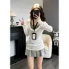 Nuevo Cardigan de Punto de Manga Larga para Otoño 2026 Estilo Dulce Mori Girl Protector Solar, Capa sobre Top Camisola y Falda Plisada