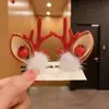 Pasador de Navidad diadema festiva pasador de asta de ciervo accesorios para el cabello de mujer para disfraz de Navidad