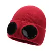 Óculos Aviador Chapéu de Tricô Chapéu de Inverno com Óculos de Sol Óculos de Proteção Chapéu à Prova de Vento para Frio Proteção para as Orelhas Chapéu Quente de Lã