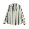 Amazon comércio exterior transfronteiriço roupas femininas europeias e americanas 2024 outono e inverno nova moda de rua top de seda cetim textura camisa