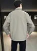 Chaqueta para hombre, nueva colección otoño 2026, corte holgado, casual, elegante, cárdigan de manga larga, moderno, sencillo, con cuello de solapa