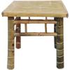 Conjunto de Mesa e Cadeiras de Bambu para Pátio ao Ar Livre Mesa e Cadeiras de Bambu Mesa de Centro de Bambu Mesa e Cadeiras de Bambu ao Redor do Fogão para Fazer Chá Móveis de Bambu Oito Novos Produtos