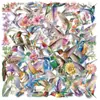 50 Paquetes Originales de Pegatinas de Flor de Cápsula de Dibujos Animados Transparentes para Cuaderno DIY, Taza de Agua, Guitarra, Pegatinas Decorativas