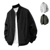 Directo del fabricante: Chaqueta casual estilo americano para hombre 2026, chaqueta de béisbol simple y moderna, holgada y a la moda para primavera y otoño